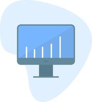 Monitor Screen Vecto Icon vector