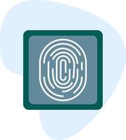 Fingerprint Vecto Icon vector