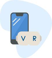 Virtual Reality Vecto Icon vector