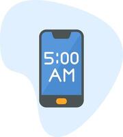 teléfono inteligente alarma vecto icono vector