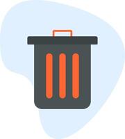Dustbin Vecto Icon vector