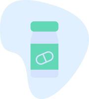 Pills Bottle Vecto Icon vector