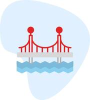 puente vecto icono vector