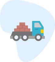 Logistics Delivery Truck Vecto Icon vector