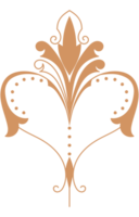 Ornamente Jahrgang einfach golden Linien zum Dekoration Barock Element png