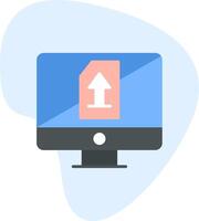 Upload File Vecto Icon vector