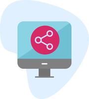 Data Share Vecto Icon vector