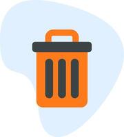 Trash Bin Vecto Icon vector