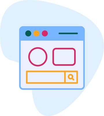 Search Page Vecto Icon