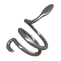 Snake ring isolated on transparent png