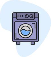 Washing Machine Vecto Icon vector