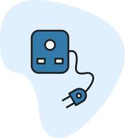 Plug And Socket Vecto Icon vector