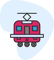 Tram Vecto Icon vector