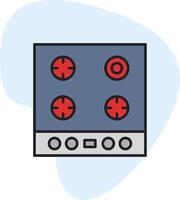 Hob Vecto Icon vector