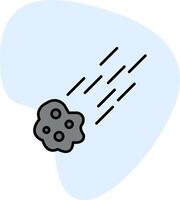 Meteor Vecto Icon vector