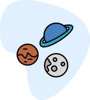 Planets Vecto Icon vector