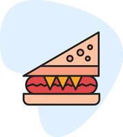 Sandwich Vecto Icon vector