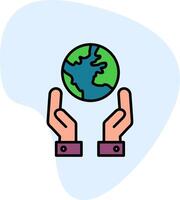 Earth Vecto Icon vector