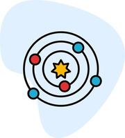 Solar System Vecto Icon vector