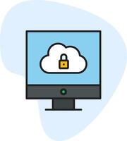 Data Secure Vecto Icon vector