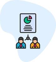 Work Distribution Vecto Icon vector