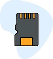 Sd Card Vecto Icon vector