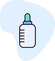 Baby Bottle Vecto Icon vector