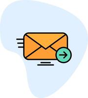 Email Sent Vecto Icon vector