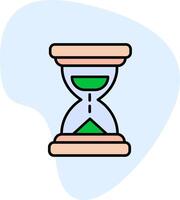 Sand Clock Vecto Icon vector