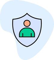 Account Protection Vecto Icon vector