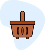 Shopping Basket Vecto Icon vector