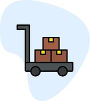 Trolley Vecto Icon vector