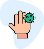 Dirty Hands Vecto Icon vector