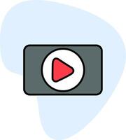 Video Player Vecto Icon vector