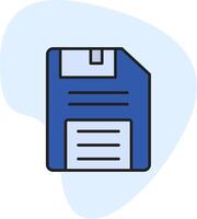 Floppy Disk Vecto Icon vector