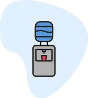 Water Cooler Vecto Icon vector