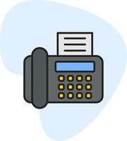 Fax Machine Vecto Icon vector