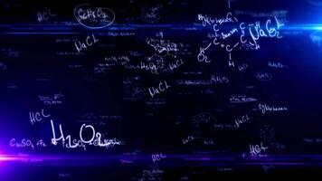 3d animated chemical formula video