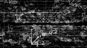 3d geanimeerd chemisch formule video