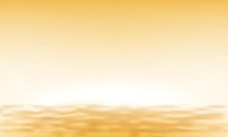 Vector seawater in the ocean and summer yellow sky background