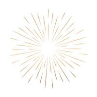 fireworks symbol icon on white background vector