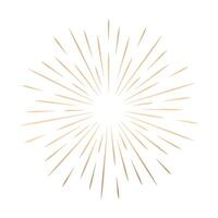 fireworks symbol icon on white background vector