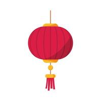 vector chino festival rojo linternas asiático papel lámpara