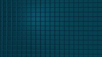 Abstract CGI motion graphics and animated background with squares. Abstract cubes are turning, 3d animation video