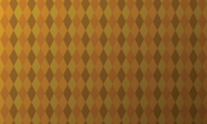 Vector abstract seamless pattern of small rhombus or pixels in yellow color
