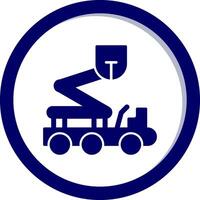 Boom Lift Vecto Icon vector