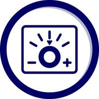 Dimmer Vecto Icon vector