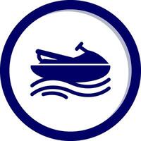 Jetski Vecto Icon vector