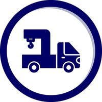 Crane Truck Vecto Icon vector