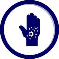 Dirty Hand Vecto Icon vector